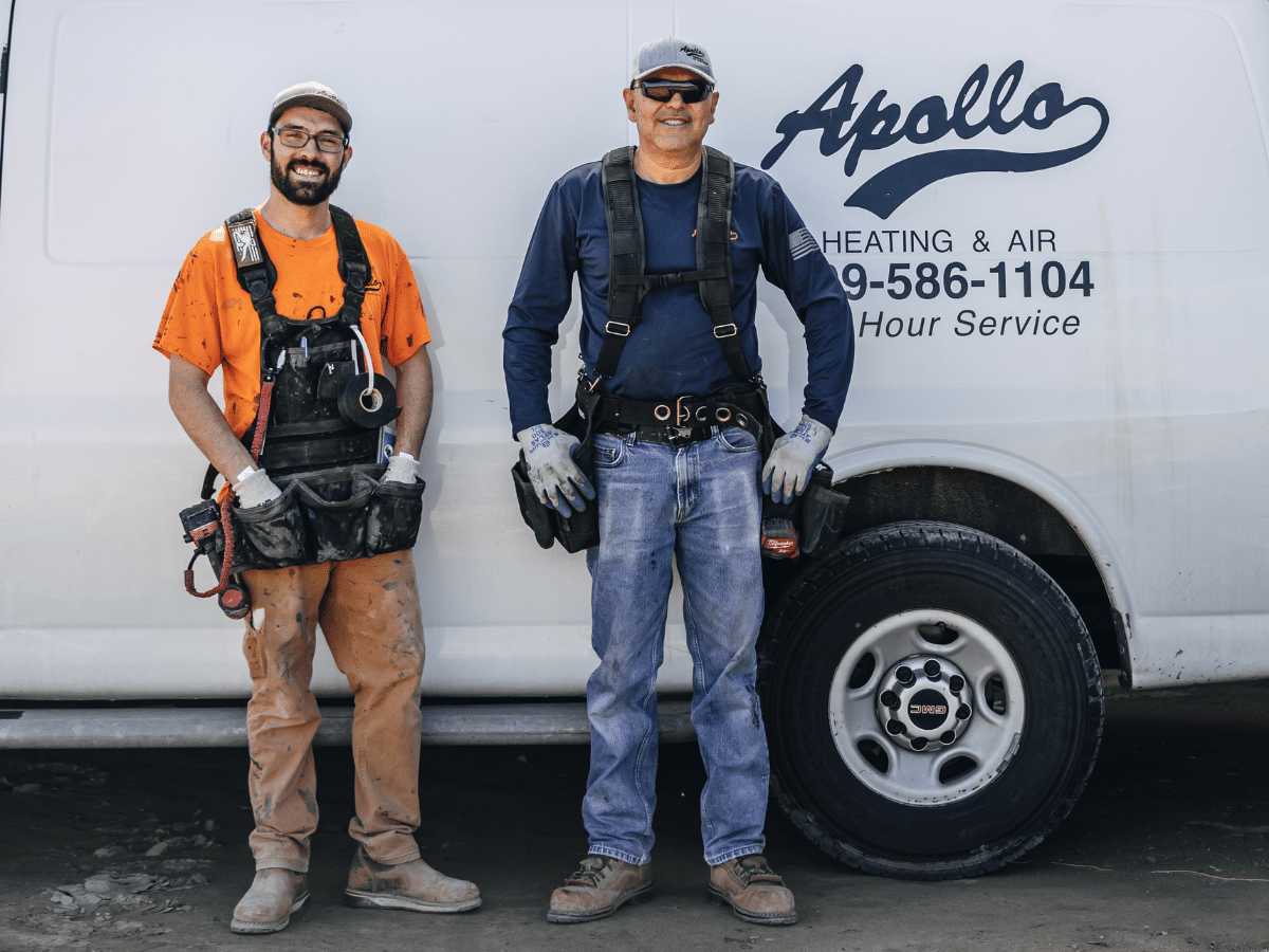 Apollo Heating and Air team provide comprehensive hvac service