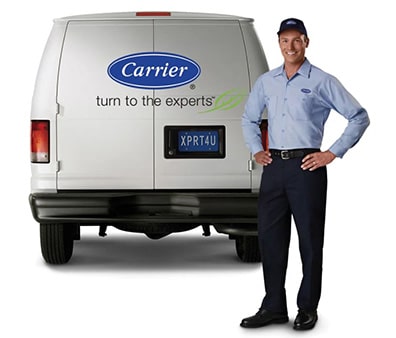 Carrier Certified HVAC serviceInstallation worker