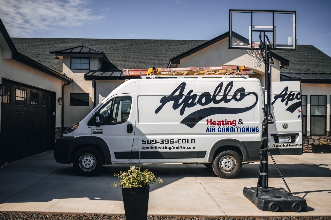 Apollo Heating & Air service van