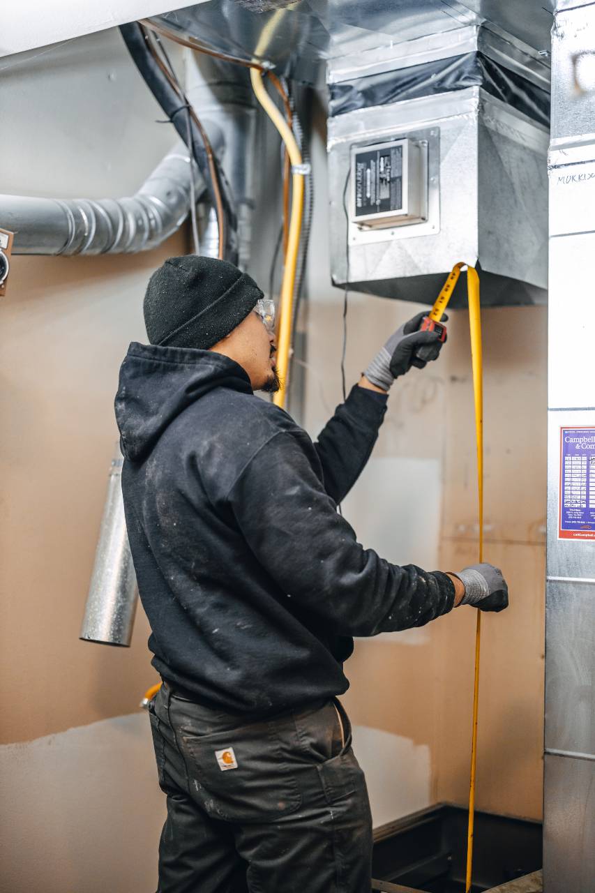 inspecting heating system