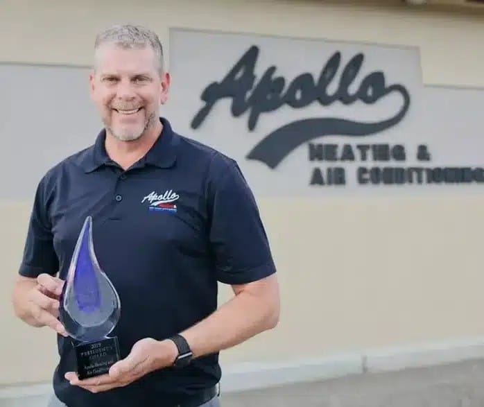 Apollo Heating & Air received an award Tri-Cities